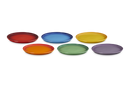 Set of 6 Coupe Side Plates - Rainbow
