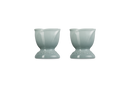 Jardin Set of 2 Tulip Egg Cups - Sea Salt