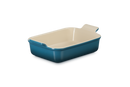 Stoneware Rectangular Dish 26cm - Deep Teal