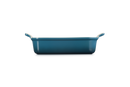 Stoneware Rectangular Dish 26cm - Deep Teal