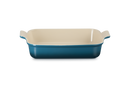 Stoneware Rectangular Dish 32CM - Deep Teal