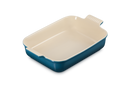 Stoneware Rectangular Dish 32CM - Deep Teal