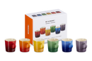 Set of 6 Espresso Mugs 100ml - Rainbow