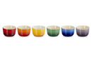 Set of 6 Mini Ramekins - Rainbow