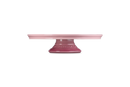 Stoneware Footed Cake Stand - Rose Quartz