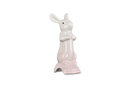 Stoneware Pie Bunny - Shell Pink