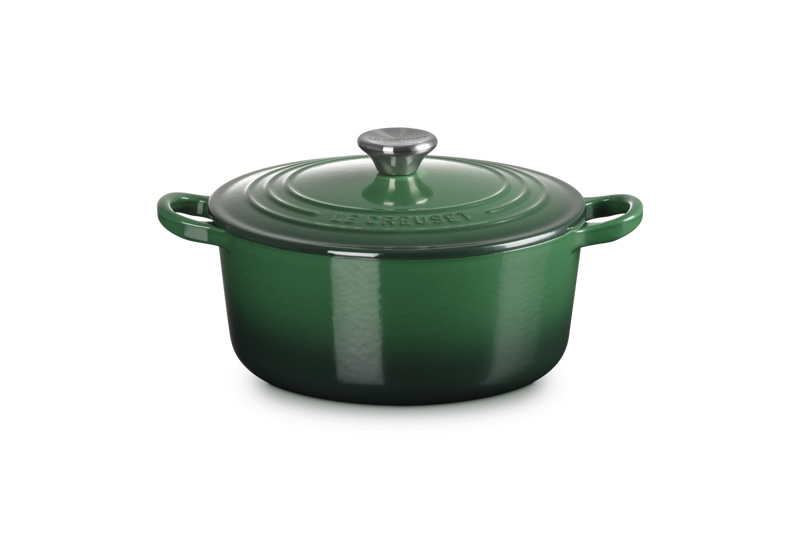 Signature Cast Iron Round Casserole 22cm - Juniper