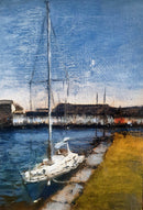 Claddagh Quay 2 Mounted Print - 11x14"