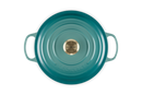 Signature Cast Iron Round Casserole 26cm - Bleu Riviera