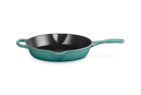 Cast Iron Deep Skillet 26cm - Bleu Riviera