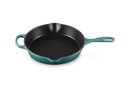 Cast Iron Deep Skillet 26cm - Bleu Riviera