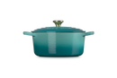 Signature Cast Iron Round Casserole 22CM - Bleu Riviera
