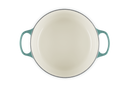 Signature Cast Iron Round Casserole 28CM- Bleu Riviera