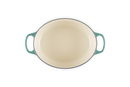 Signature Cast Iron Oval Casserole 27cm - Bleu Riviera