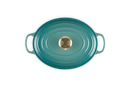 Signature Cast Iron Oval Casserole 27cm - Bleu Riviera