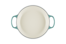Signature Cast Iron Shallow Casserole 26cm - Bleu Riviera