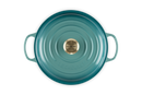 Signature Cast Iron Shallow Casserole 26cm - Bleu Riviera