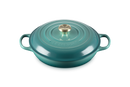 Signature Cast Iron Shallow Casserole 30CM - Bleu Riviera
