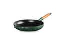 28cm Signature Cast Iron Frying Pan with Wooden Handle - FORÊT