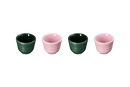 Footless Egg Cups Set of 4 - Sugar Pink/Forêt