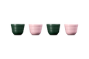 Footless Egg Cups Set of 4 - Sugar Pink/Forêt