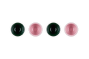 Footless Egg Cups Set of 4 - Sugar Pink/Forêt