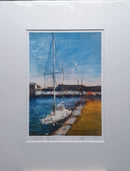 Claddagh Quay 2 Mounted Print - 11x14"