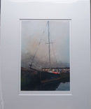 Claddagh Quay 1 Mounted Print - 11x14"