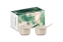 Serenity Set of 2 Condiment Pots with Spoon - Brioche