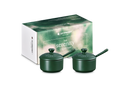 Serenity Set of 2 Condiment Pots with Spoon - Forêt
