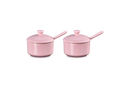 Serenity Set of 2 Condiment Pots with Spoon - Sugar Pink