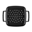 Cast Iron Outdoor Collection Square Grilling Basket 30cm Matte Black