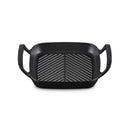 Cast Iron Outdoor Collection Square Grill 26cm Matte Black 