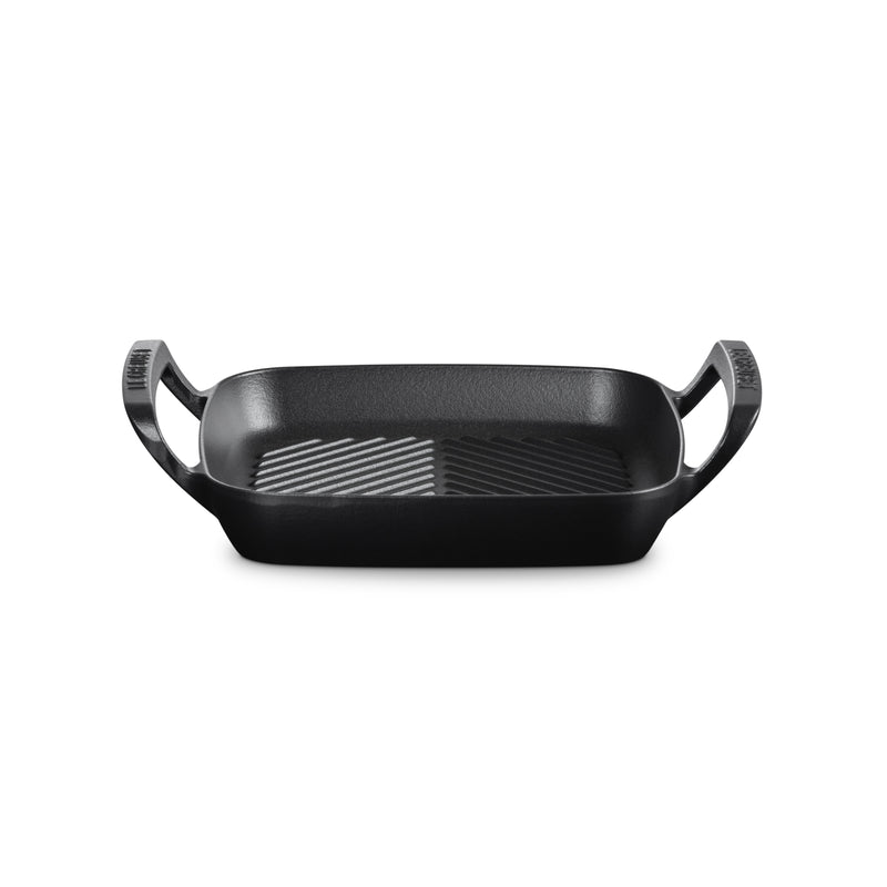 Cast Iron Outdoor Collection Square Grill 26cm Matte Black 