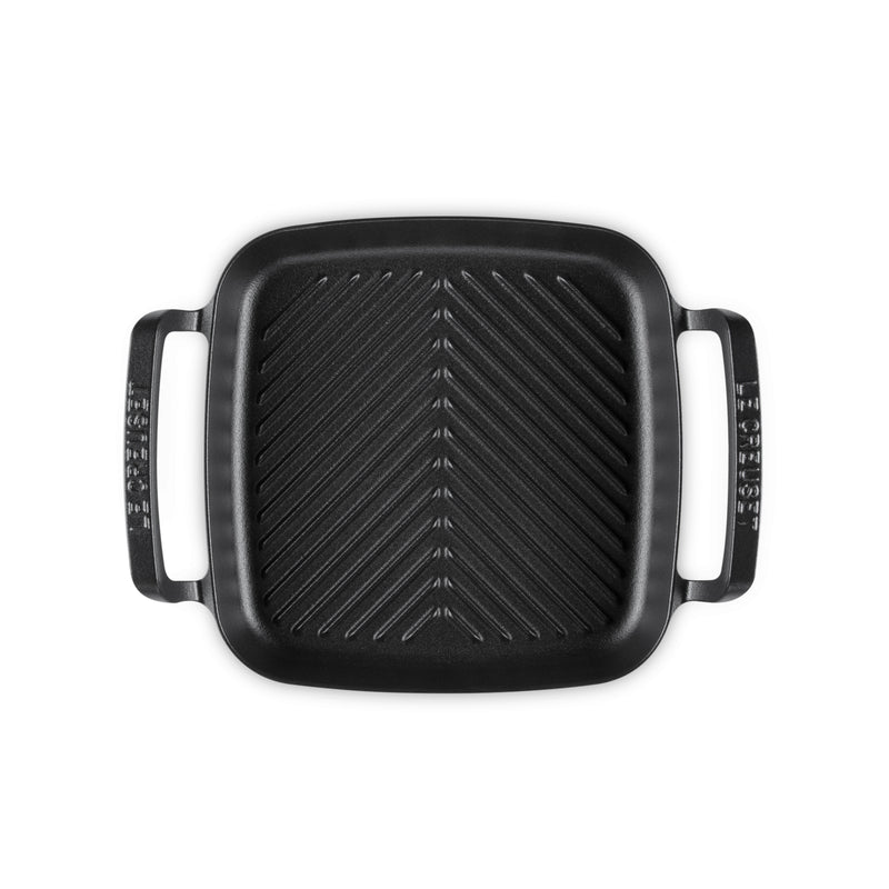 Cast Iron Outdoor Collection Square Grill 26cm Matte Black 