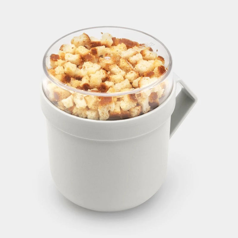 Make & Take Soup Mug 0.6L - Light Grey