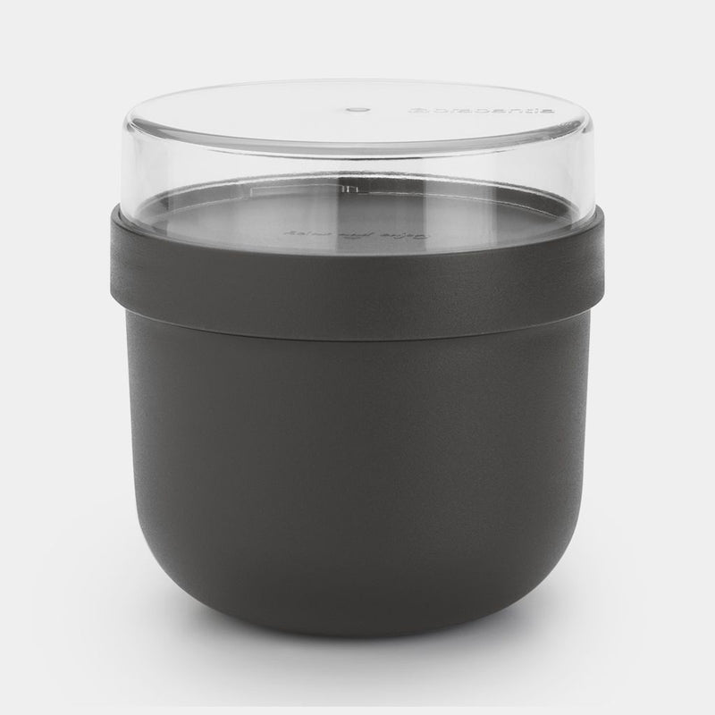 M & T Breakfast Bowl  0.5L Dark Grey