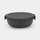Make & Take Salad Bowl 1.3L Dark Grey