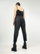 PLETHER TROUSERS - Black