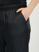 PLETHER TROUSERS - Black
