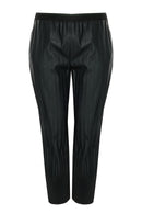 PLETHER TROUSERS - Black