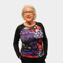 Bubble Print Round Neck Jumper - Print