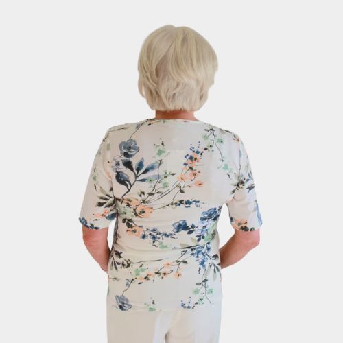 Floral Print Top - Floral Print