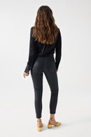 Secret Coated Capri 121997 - Black