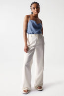 Light Denim Top - Blue