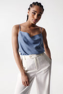 Light Denim Top - Blue