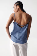 Light Denim Top - Blue