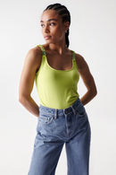 Straps Detail Top - Light Green