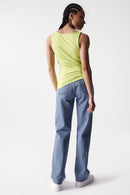 Straps Detail Top - Light Green