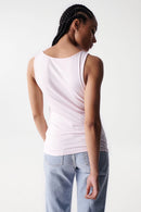 Straps Detail Top - Pink